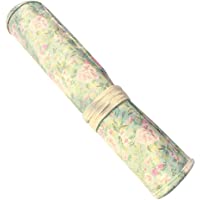 Los mejores  - Toyvian Pinceles para Pintar Estuche Wrap Roll Up Bolígrafo con Estampado de Flores Organizador de Almacenamiento de…